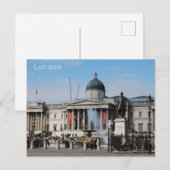 ロンドン – トラファルガースクエア シーズンポストカード (正面/裏面)