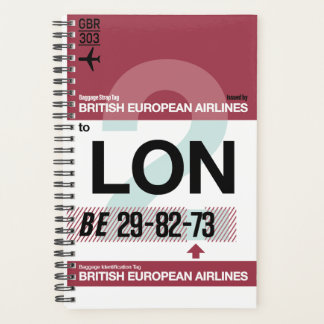 ロンドン - トラベルプランナー 2026 プランナー手帳