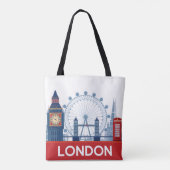 ロンドン トートバッグ (裏面)