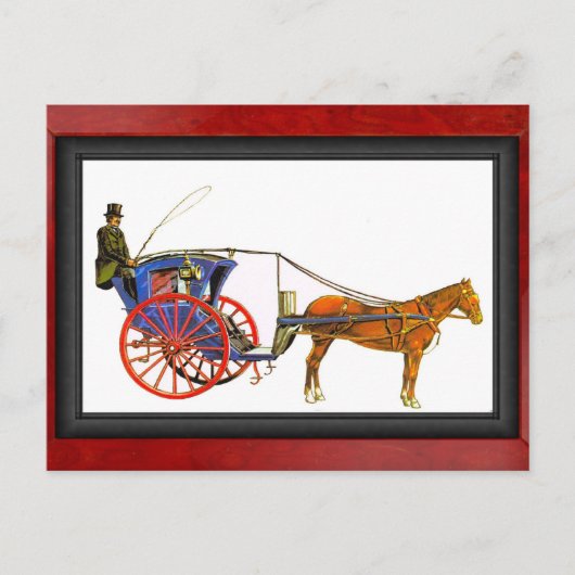 ロンドン・ハンサム・キャブ ポストカード (正面)