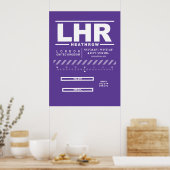 ロンドン・ヒースロー空港 LHR ポスター (キッチン)
