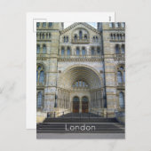 ロンドン – ビクトリア・アンド・アルバート博物館 シーズンポストカード (正面/裏面)