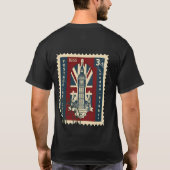 ロンドン ビッグベン トラベルポスター Tシャツ (裏面)