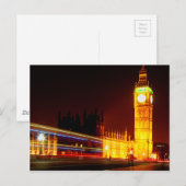 ロンドン・ビッグベン ポストカード (正面/裏面)