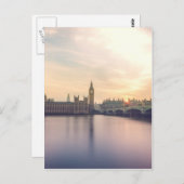 ロンドン・ビッグベン ポストカード (正面/裏面)