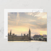 ロンドン・ビッグベン ポストカード (正面/裏面)