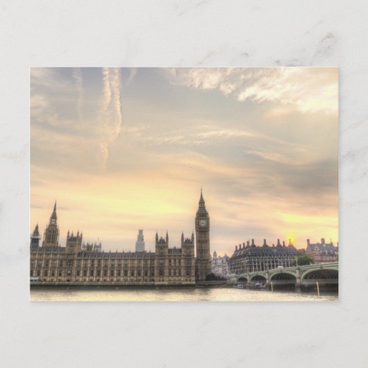 ロンドン・ビッグベン ポストカード (正面)