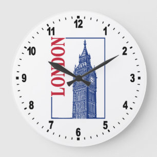 ロンドン、ビッグベン ラージ壁時計