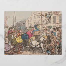 ロンドン – フォイルホリデーポストカード 箔シーズンポストカード