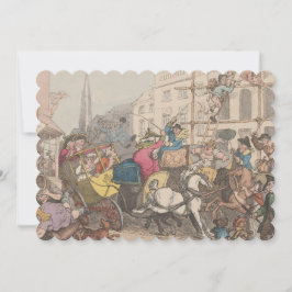 ロンドン – フラット招待状サイズ12.7 cm x 17.8 cm セーブザデート