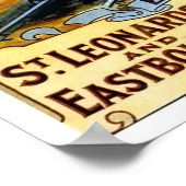 ロンドン、ブライトン、南海岸鉄道、ヴィンテージ ポスター (角)