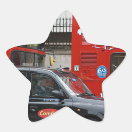 ロンドン ブラック キャブ タクシー 星シール