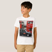 ロンドン ブラック キャブ タクシー Tシャツ (正面フル)