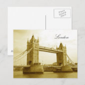 ロンドン・ブリッジ ポストカード (正面/裏面)