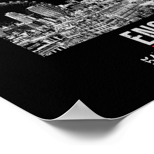 ロンドン ポスター (角)