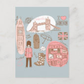 ロンドン ポストカード (正面)