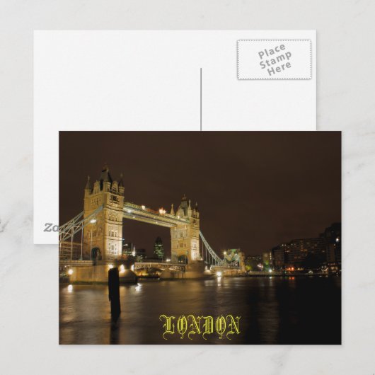 ロンドン ポストカード (正面/裏面)