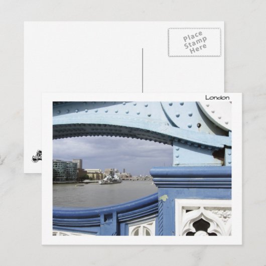 ロンドン ポストカード (正面/裏面)
