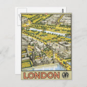 ロンドン ポストカード (正面/裏面)