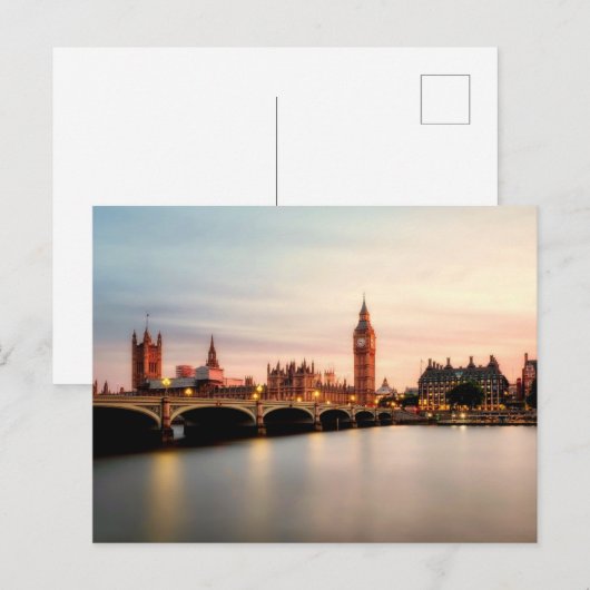 ロンドン ポストカード (正面/裏面)