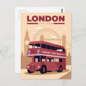 ロンドン ポストカード (正面/裏面)