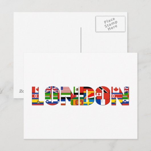 ロンドン ポストカード (正面/裏面)