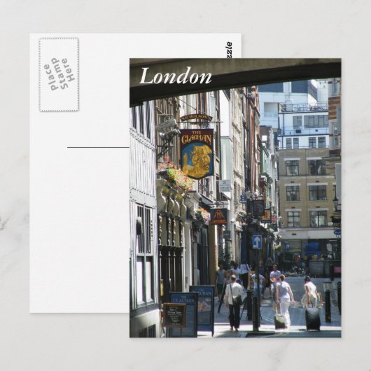 ロンドン ポストカード (正面/裏面)