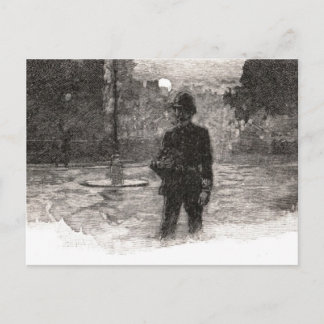 ロンドン・ポリス・アット・ナイト ポストカード