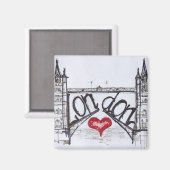 ロンドン マグネット (正面/裏面)