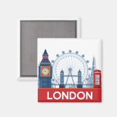 ロンドン マグネット (正面/裏面)
