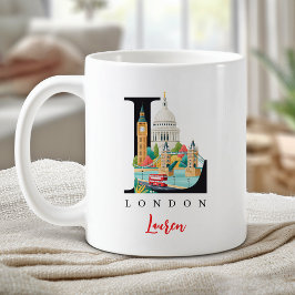 ロンドン モノグラム L オーダーメイドギフト コーヒーマグカップ