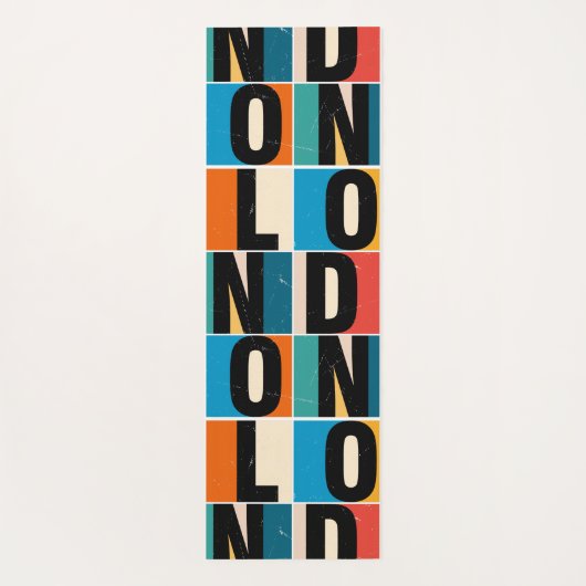 ロンドン ヨガマット (裏面)