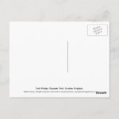 ロンドン,ヨークブリッジ ポストカード (裏面)