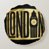 ロンドン ラウンドクッション (裏面)