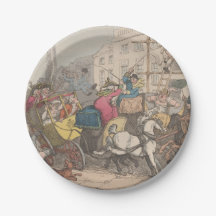 ロンドン – ラウンド紙プレート