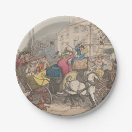 ロンドン – ラウンド紙プレート ペーパープレート