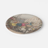 ロンドン – ラウンド紙プレート ペーパープレート (アングル)