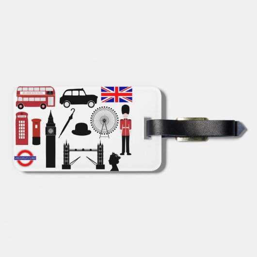 ロンドン ラゲッジタグ (裏面横)