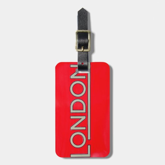 ロンドン ラゲッジタグ (正面縦)