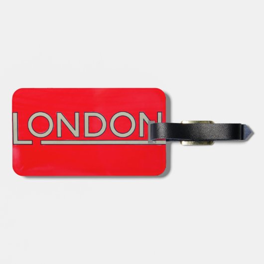 ロンドン ラゲッジタグ (裏面横)