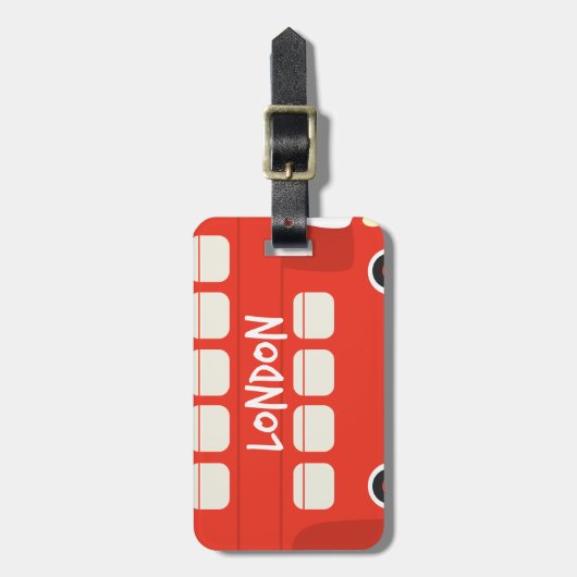 ロンドン ラゲッジタグ (正面縦)
