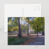 ロンドン – ラッセルスクエア シーズンポストカード (正面/裏面)