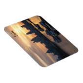ロンドン – リバーThames at sunrise Magnet マグネット (右側)