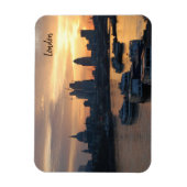 ロンドン – リバーThames at sunrise Magnet マグネット (縦)
