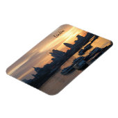 ロンドン – リバーThames at sunrise Magnet マグネット (左側)