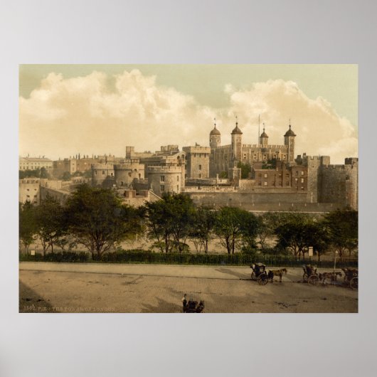 ロンドン、ロンドン、イギリスの塔 ポスター (正面)