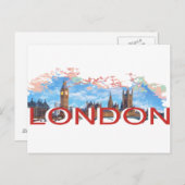 ロンドン ヴィンテージ ポストカード (正面/裏面)