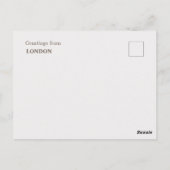 ロンドン - 世界の扉 ポストカードコレクション ポストカード (裏面)