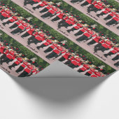 ロンドン: 保護周波数帯、バッキンガム宮殿、イギリス ラッピングペーパー (角)