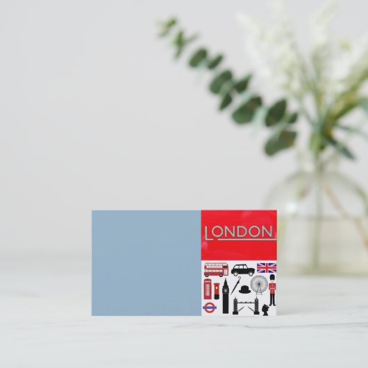 ロンドン 名刺 (スタンド正面)